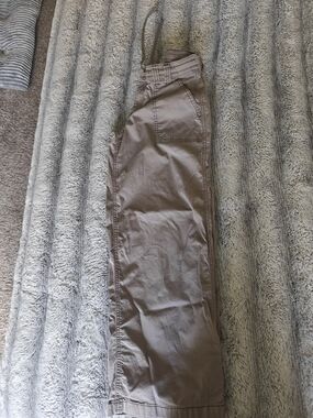 Hollister Men's Cargo Pants in Taupe Brown